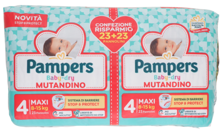 Pampers baby dry mutandino